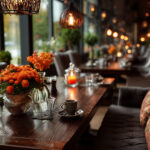 Italian restaurant and flower shop