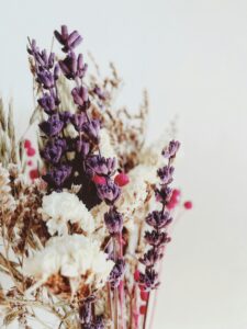 wildflowers and dried lavender
